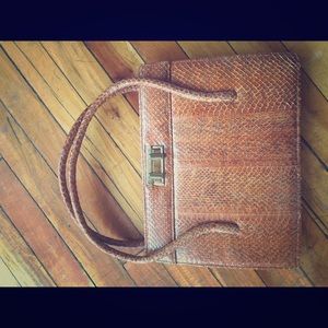 Vintage snake skin purse